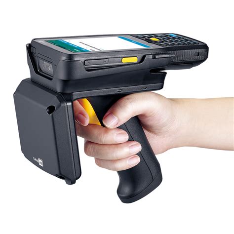 combined rfid and barcode scanner|rf scanner with label printer.